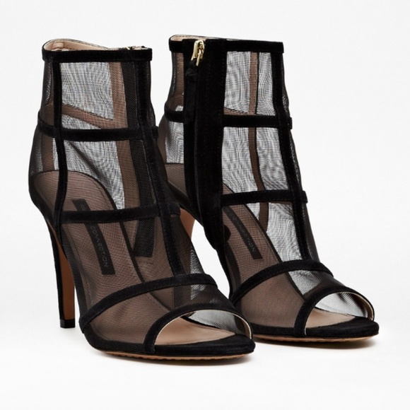 Last  1!  NWT FRENCH CONNECTION Mesh Cage Shooties - Picture 6 of 6